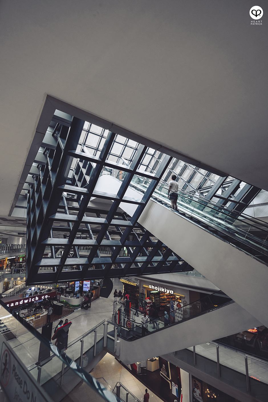 Escalator from Level 5 to Level 6